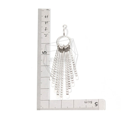 ERG-701-MR【2個入り】タッセルイヤリングチャーム,Gold Tassel Earring Charm 5枚目の画像