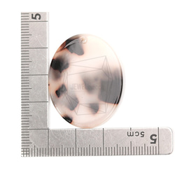 BSC-527-G【2個入り】セルロイドオーバルペンダント,celluloid Oval pendant 5枚目の画像