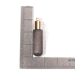 BSC-535-G【2個入り】ウッドビーズペンダント,Cylinder Shape Wooden Bead 5枚目の画像