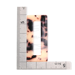 BSC  -  548  -  G [2件]賽璐珞矩形吊墜，Acetate Celluloid Rectangula 第5張的照片