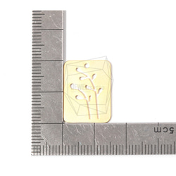 PDT-1534-MG【2個入り】ブランチペンダント,Branch Pendant/15mm X 20mm 5枚目の画像