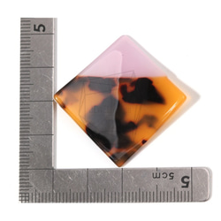 BSC-550-G【2個入り】セルロイドロンバス,Celluloid Rhombus Charm 5枚目の画像