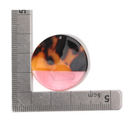 BSC  -  551  -  G [2件]賽璐珞圓形小飾物，賽璐珞圓形小飾物 第5張的照片