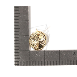 ERG-800-G [2個]圓杯耳環，圓杯耳釘 第5張的照片