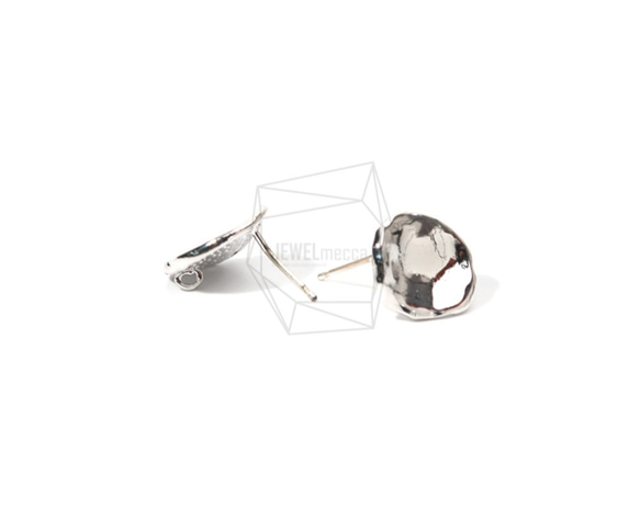 ERG-800-R [2個]圓杯耳環，圓杯耳釘 第2張的照片