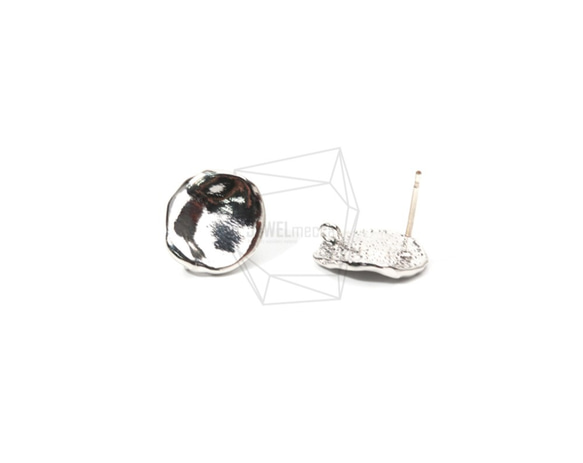 ERG-800-R [2個]圓杯耳環，圓杯耳釘 第3張的照片