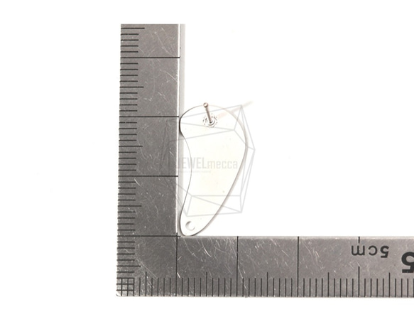 ERG-728-MR【2個入り】ジオメトリックピア,Geometric Post Earring/10mm X 20mm 5枚目の画像