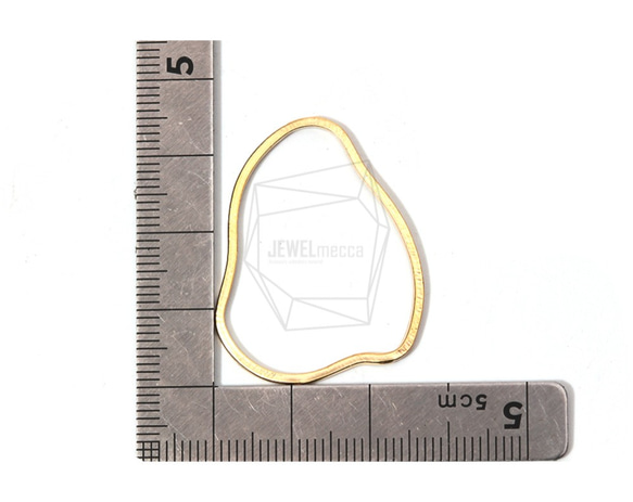 PDT-1592-MG【4個入り】ジオメトリックペンダント,Geometric Outline Pendant 5枚目の画像