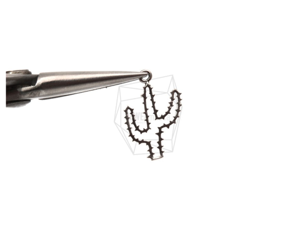 PDT-1593-MR【2個入り】カクタスペンダント,Cactus Pendant/10mm X 18mm 4枚目の画像