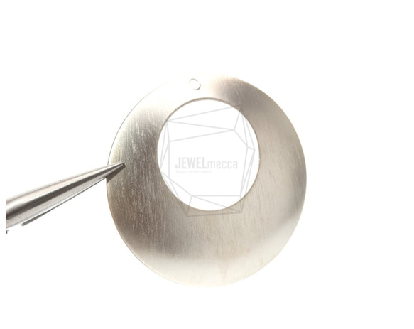 PDT-1607-MR【2個入り】ラウンドブラシペンダント,Round brushed Texture Pendant 4枚目の画像