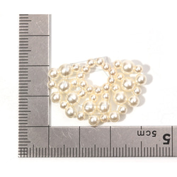 PEA-054-C【2個入り】ファンシェイプパール,fan shaped pearl 5枚目の画像