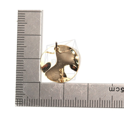 ERG-769-G【2件】波浪形耳環，波浪形圓柱耳環 第5張的照片