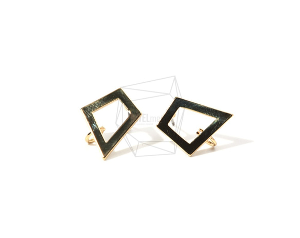 ERG-776-G【2個入り】ジオメトリック ピアス,Geometric Outline Post Earring 1枚目の画像