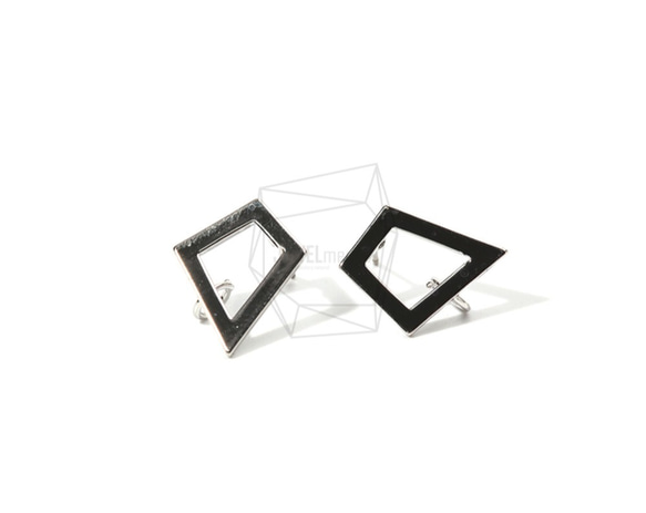 ERG-776-R【2個入り】ジオメトリック ピアス,Geometric Outline Post Earring 1枚目の画像