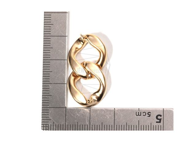 ERG-782-MG [2 件] Chain Link 耳環，Chain Link 耳環 第5張的照片