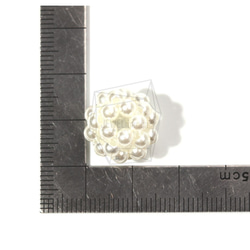 PEA-058-C【2件】珍珠簇球，珍珠簇球 第5張的照片