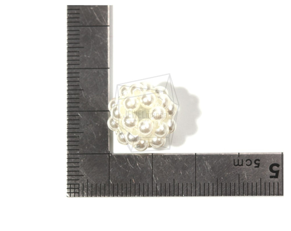 PEA-058-C【2個入り】パールクラスターボール,Pearl Cluster Ball 5枚目の画像