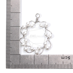 PEA-059-R【每包2件】花線珍珠，花線珍珠 第5張的照片