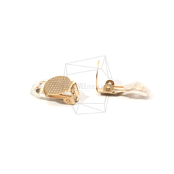 ERG-828-MG【4件】夾式耳環，耳環無穿孔夾 第1張的照片