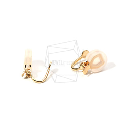 ERG-830-G【4個入り】クリップイヤリング,Non Pierced Clip on Earring 1枚目の画像