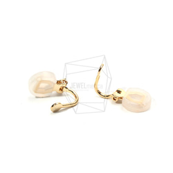 ERG-830-G【4個入り】クリップイヤリング,Non Pierced Clip on Earring 3枚目の画像