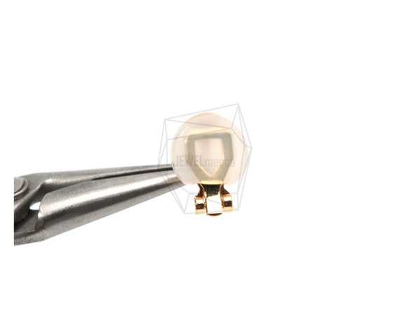 ERG-830-G [4件]夾式耳環，耳環上的非穿孔夾子 第4張的照片