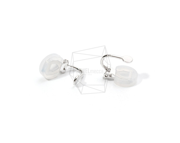 ERG-830-R【4個入り】クリップイヤリング,Non Pierced Clip on Earring 2枚目の画像