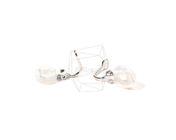 ERG-830-R【4個入り】クリップイヤリング,Non Pierced Clip on Earring 3枚目の画像