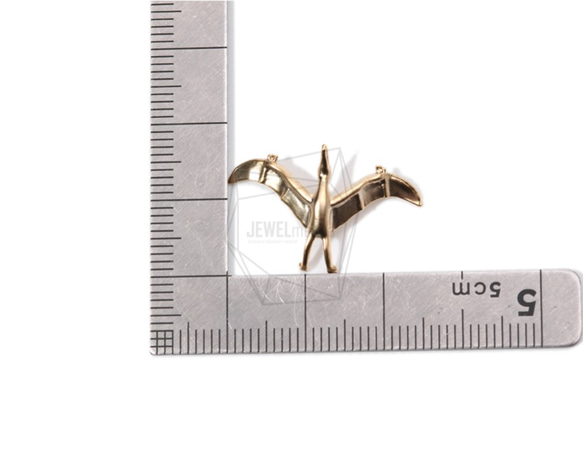 PDT-1627-MG【2個入り】プテラノドンペンダント,Dinosaur Pterosaurus Pendant 5枚目の画像