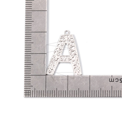PDT-1630-MR【2個入り】アルファベットAペンダント,Alphabet A Pendant 5枚目の画像