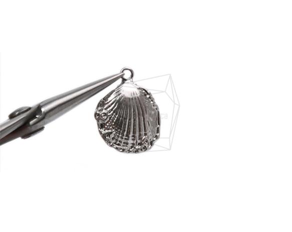 PDT-1640-MR【2件】Shell Charm，Shell Charms，Clam Shell 第4張的照片