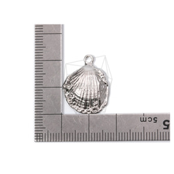 PDT-1640-MR【2件】Shell Charm，Shell Charms，Clam Shell 第5張的照片