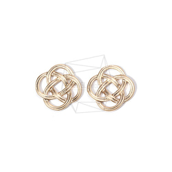 PDT-1659-MG【每包2件】Multi Link Circle Pendant，Multi Linked Circles 第1張的照片