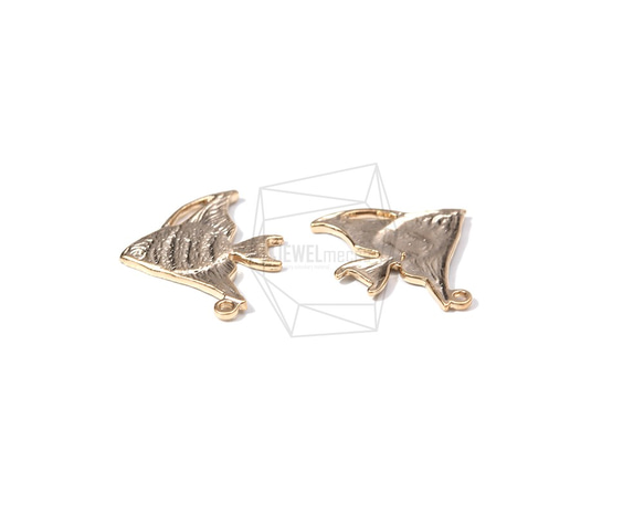 PDT-1660-MG【2個入り】トロピカルフィッシュペンダント,Tropical Fish Pendant 3枚目の画像