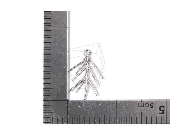 PDT-1664-MR【2個入り】ツリーブランチペンダント,Tree Branch Pendant/15mm X 21m 5枚目の画像
