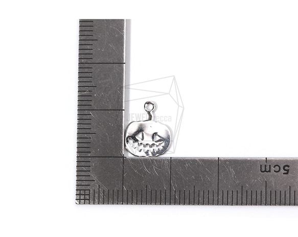 PDT-1704-R【2個入り】パンプキンペンダント,Pumpkin Pendant/10mm X 12mm 5枚目の画像