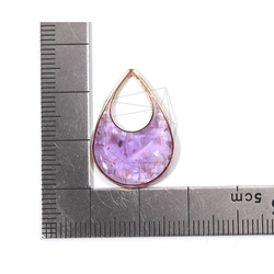 PDT-1747-G【2個入り】エポキシティアドロップ ペンダント,Epoxy Tear Drop Pendant 5枚目の画像