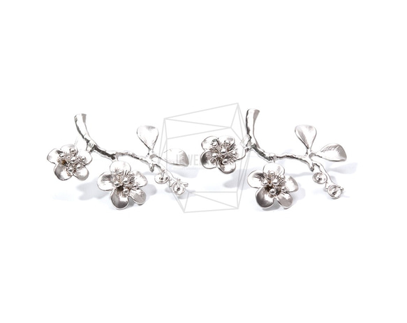 ERG-879-MR【2個入り】チェリブロッサムピアス  ,Cherry Blossom Earring 1枚目の画像