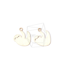 PDT-1868-MG【2個入り】キュートナマケモノペンダント,Cute Sloth Pendant 3枚目の画像