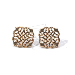 ERG-886-MG【2個入り】フラワーカットアウトピアス,Flower Cutout Pattern Earrings 1枚目の画像