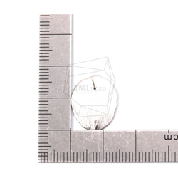 ERG-891-MR【每件2件】葉子耳環，方形切割圖案耳環 第5張的照片