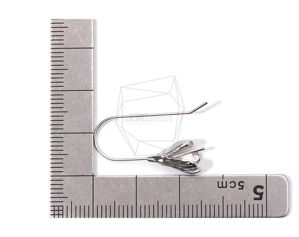 ERG-894-MR [2件]花鉤耳環，花耳鉤掛鉤耳環 第5張的照片