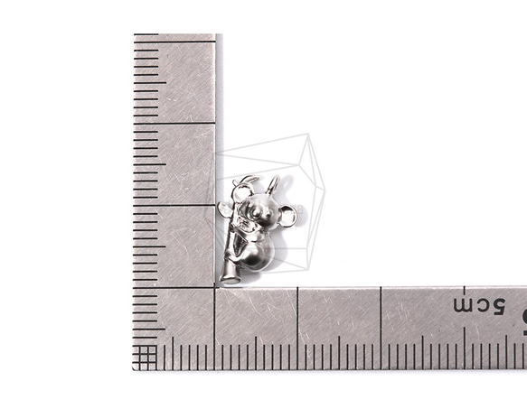 PDT-1789-MR【每包2件】考拉吊墜，考拉吊墜/ 9mm x 14mm 第5張的照片