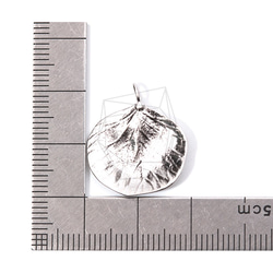 PDT-1790-MR【2個入り】リーフペンダント,Leaf Pendant/19mm X 21mm 5枚目の画像