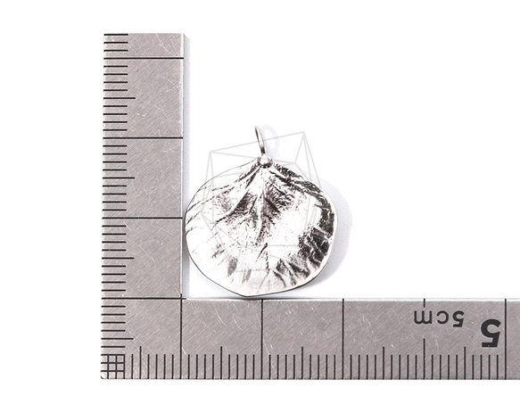 PDT-1790-MR【2個入り】リーフペンダント,Leaf Pendant/19mm X 21mm 5枚目の画像