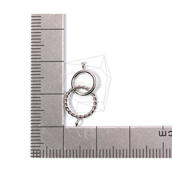 PDT-1796-R【2個入り】ダブリングペンダント,Two-Layer Ring Pendants 5枚目の画像