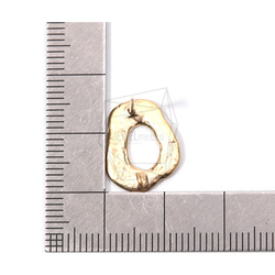 ERG-897-MG【每件2件】圓形錘形耳環，圓形錘形耳環 第5張的照片