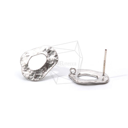 ERG-897-MR【每件2件】圓形錘形耳環，圓形錘形耳環 第2張的照片