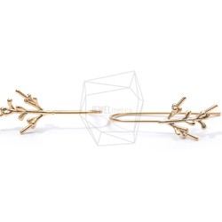 ERG-898-MG【2個入り】ブランチフックイヤリング,Twig Hook Earrings 1枚目の画像