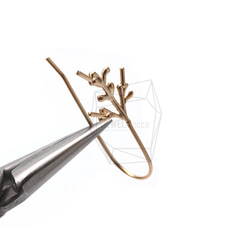 ERG-898-MG【2個入り】ブランチフックイヤリング,Twig Hook Earrings 4枚目の画像